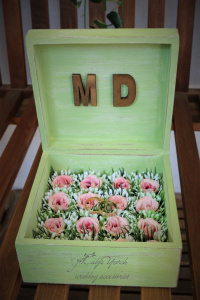 Casket for wedding rings CFW-04